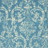2' X 4' Blue Damask Power Loom Area Rug